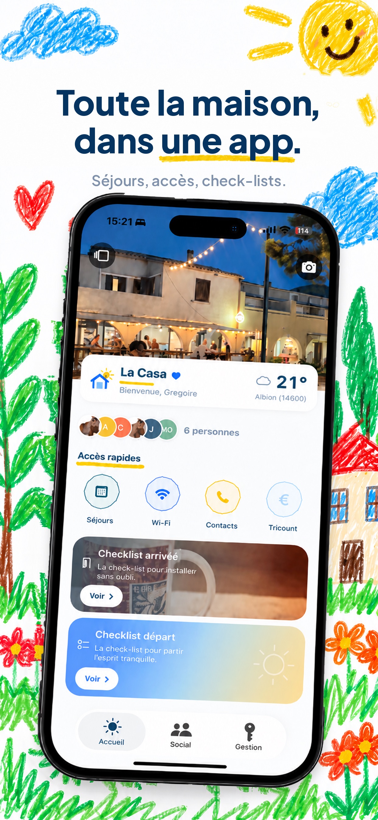 Screenshot 1 of La Casa - maison de famille