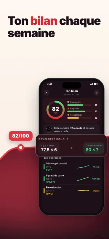 RepFlow - Suivi Musculation screenshot 4 of 6