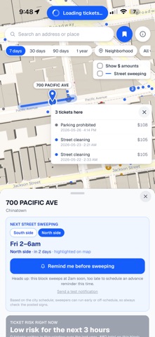 SF Parking Ticket Map Screenshot 2 of 8