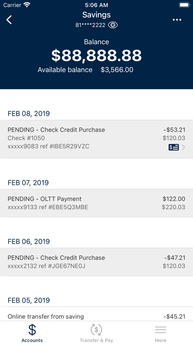 First National Bank Giddings Screenshot