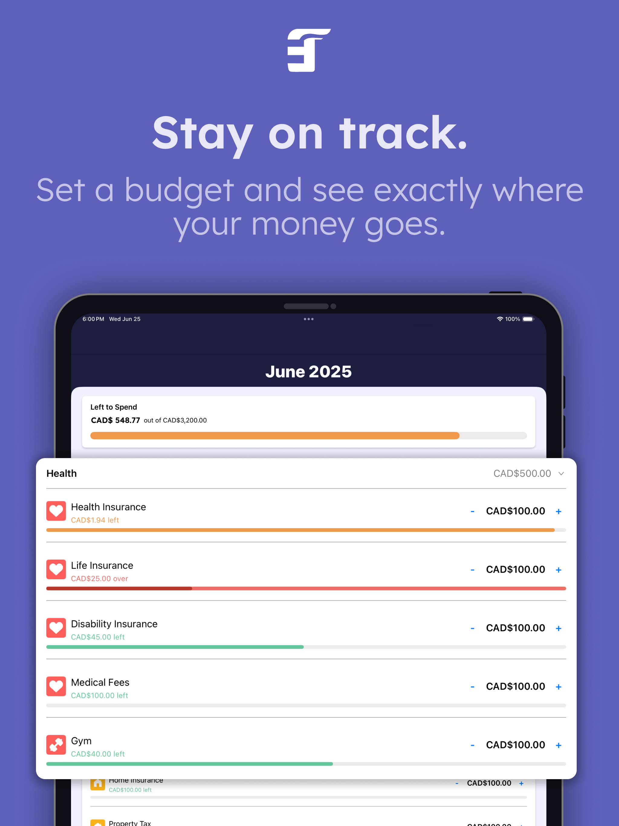 Expense Trend: Expense Tracker