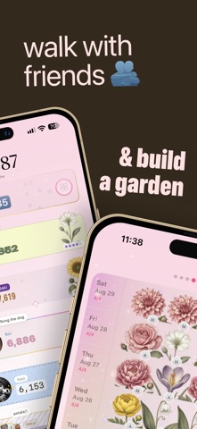 Walk Flower: Steps & Friends Screenshot 2 of 3