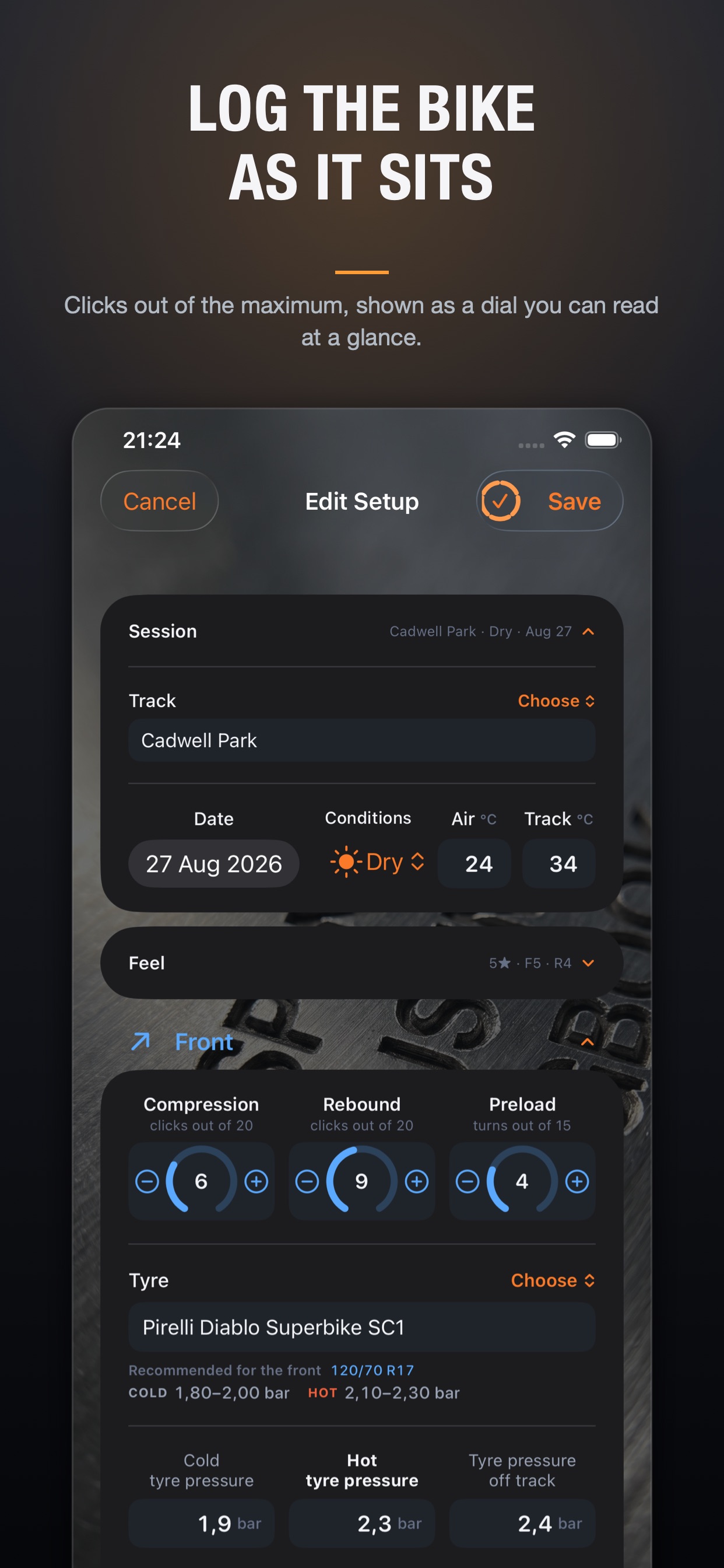 Screenshot 8 of SAL - Suspension Setup Buddy