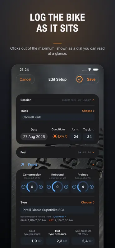 SAL - Suspension Setup Buddy screenshot 8 of 10