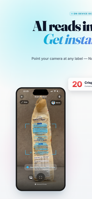 NutraLens: Allergy Scanner Screenshot 2 of 9