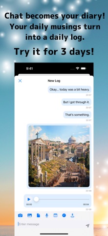 Chat Journal – Daily Notes Screenshot 1 of 7