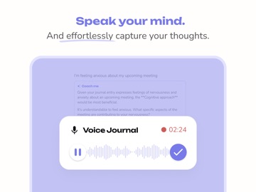 Reflection: AI Journal & Coach iPad screenshot
