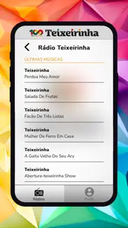 rádio teixeirinha iphone screenshot 2