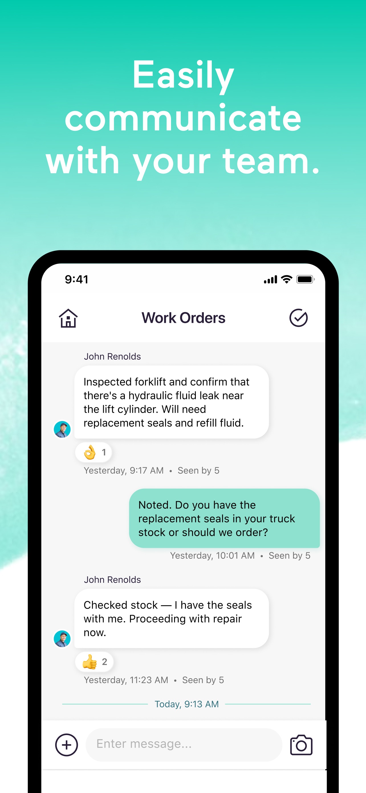 Coast Work Order Tracking screenshot 3
