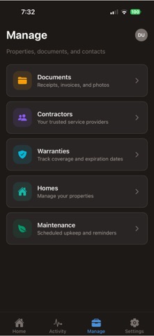 RepairRadar: Home Repair Log screenshot