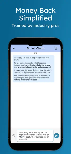 RefundMe AI travel claims screenshot 4