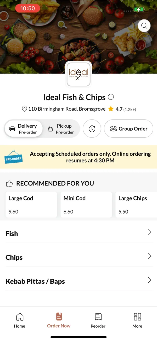 Screenshot #2 pour Ideal Fish & Chips