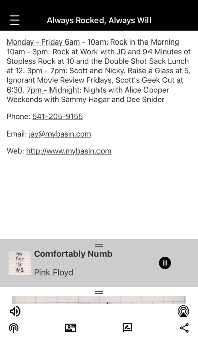 The Rock at 94.9 & 93.3, KAGO Screenshot