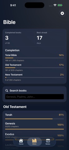 Bread: The Bible Tracker Screenshot 2 of 5