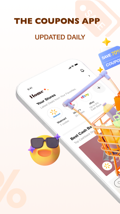 Coupert: Coupons & Cash Back Screenshot