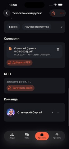 CineMatch - работа в Кино iPhone screenshot