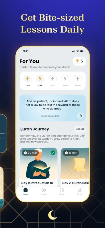 AyahPath Daily: Learn Quran screenshot 2 of 8