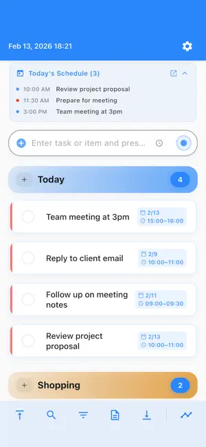 ColorQueueList screenshot 1