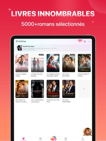 Kifflire: Livres Audio & Roman iPad screenshot 3