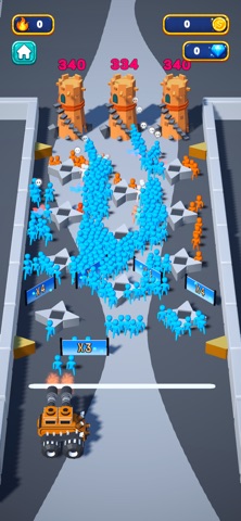 Mob Surge: Crowd Battle Game iPhone screenshot