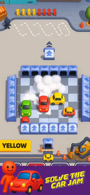 Color Car Escape: Bus Jam 3D screenshot 1