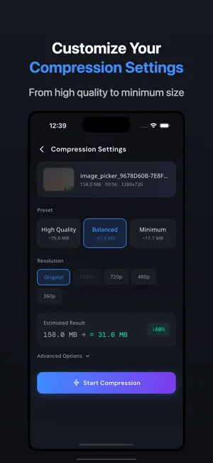 Video Compressor - Shrinker screenshot 2