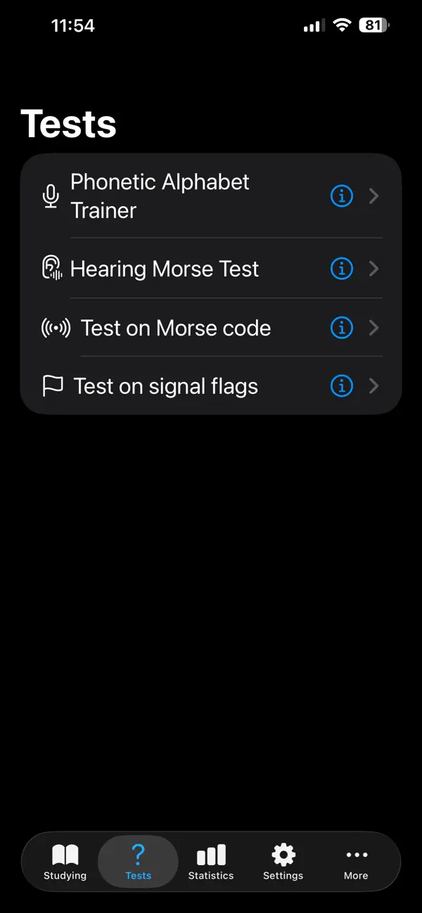 Screenshot #3 pour ICS: alphabet, Morse, flags