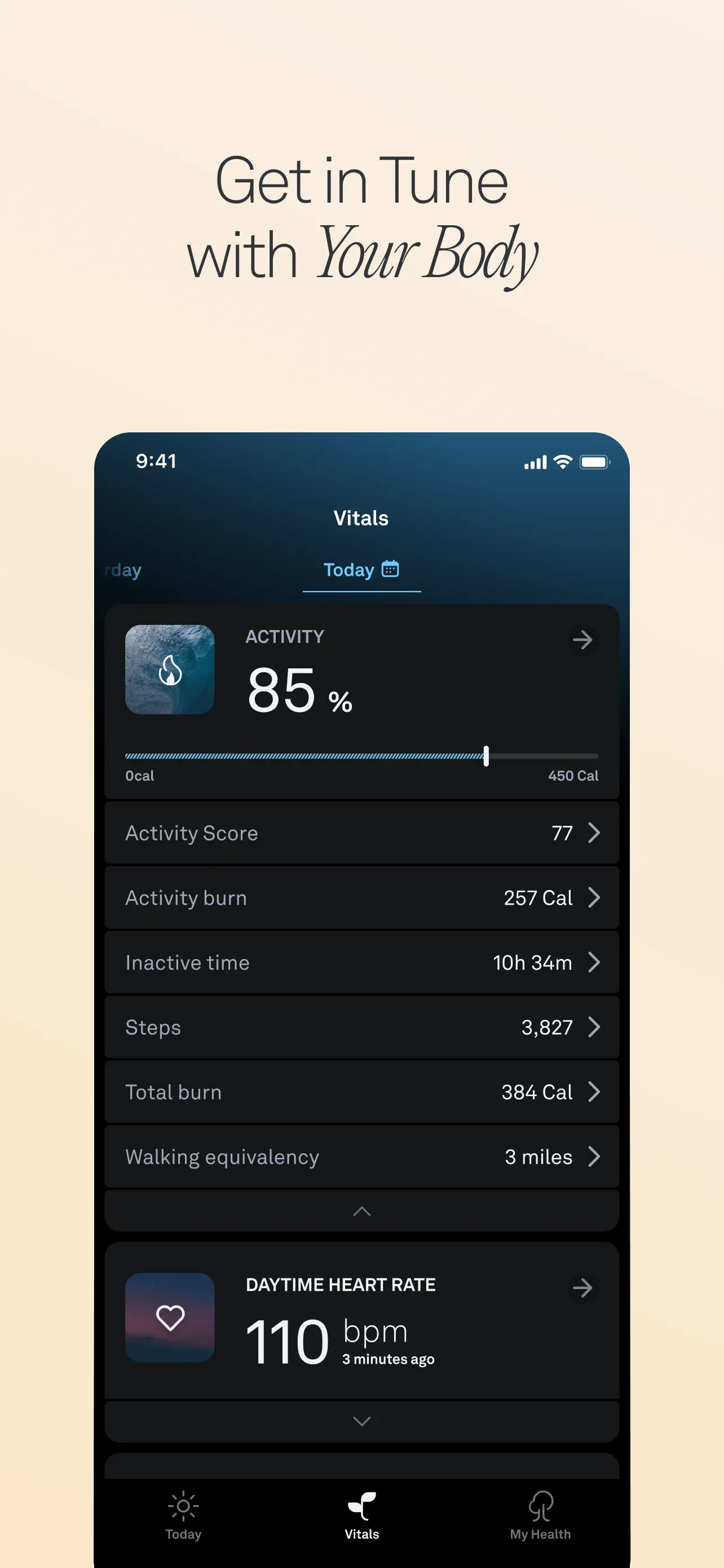 Oura screenshot 2