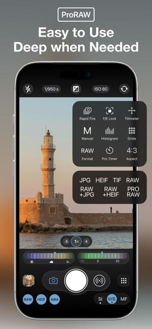 ProCamera. Professional Camera Screenshot