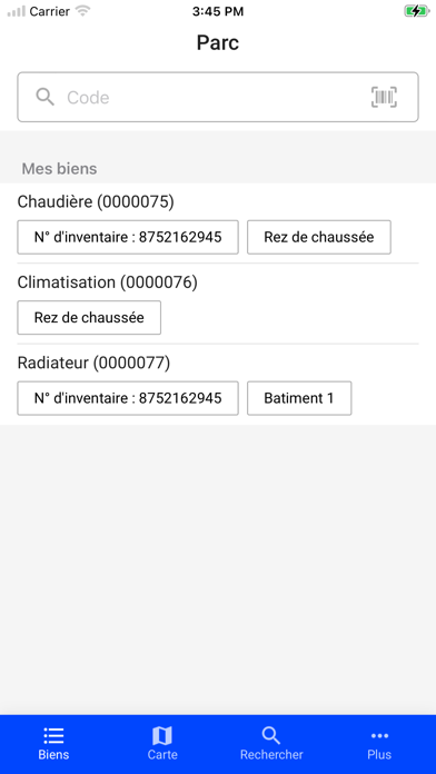 Screenshot #1 pour Cegid Gestion de parc