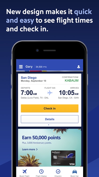 Southwest Airlines: Travel App