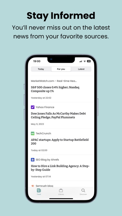 Gazette: RSS News Reader Screenshot
