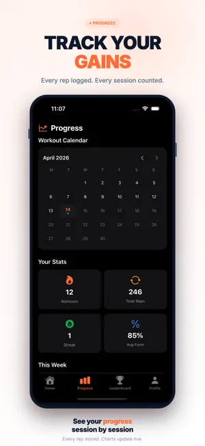 PoseRep: AI Fitness Tracker screenshot 2