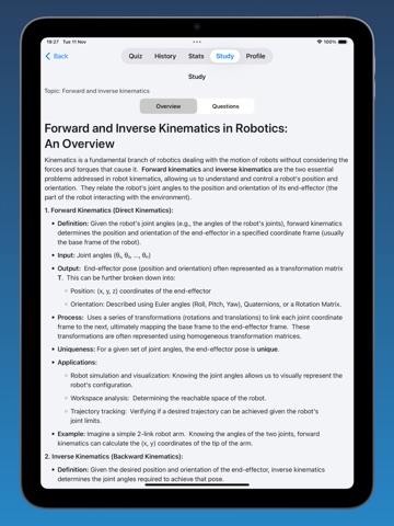 Robotic -Quiz iPad screenshot