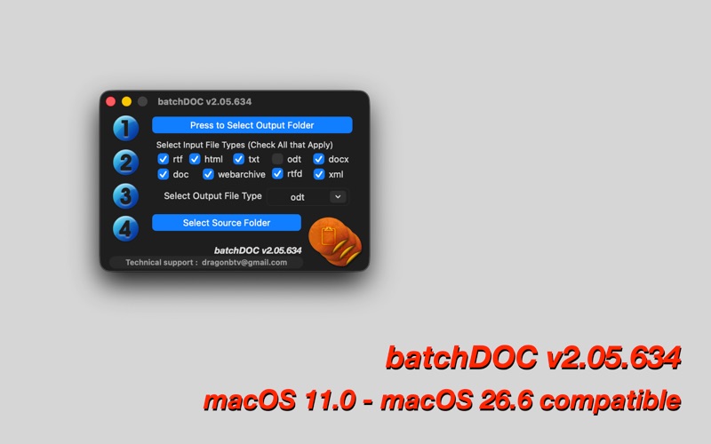batchDOC screenshot