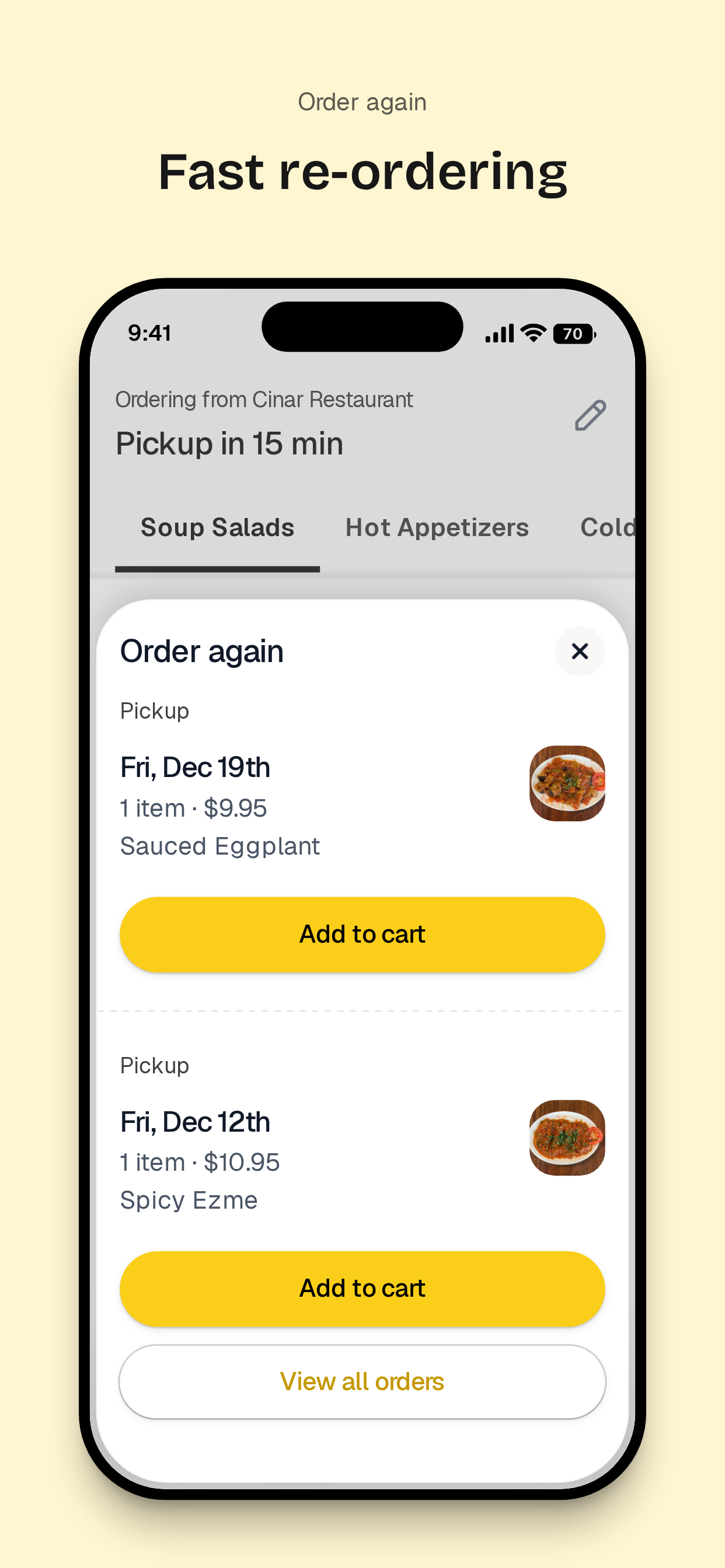 Cinar Mediterranean Restaurant screenshot 4