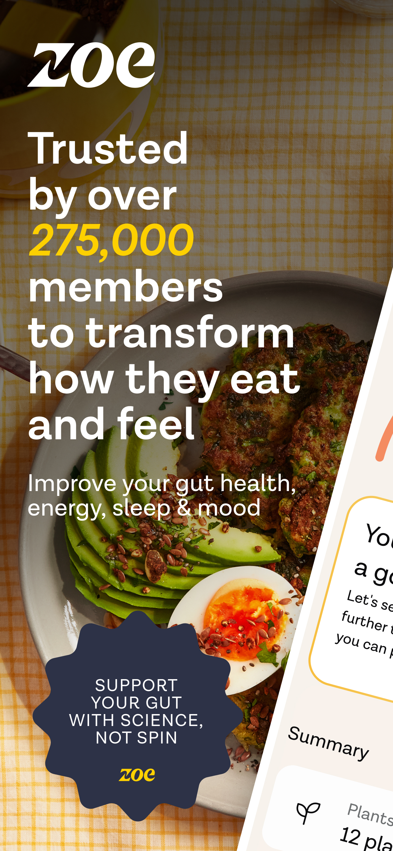 ZOE Health: AI Meal Tracker