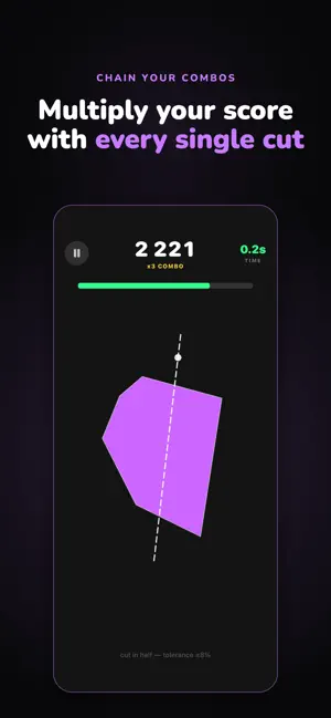 Exact Cut: Slice Puzzle screenshot 3
