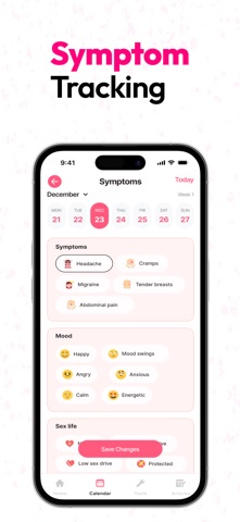 Period & Ovulation Tracker App Screenshot 3 of 4