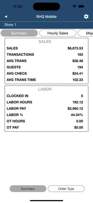 RHQ Mobile Screenshot 1 of 5