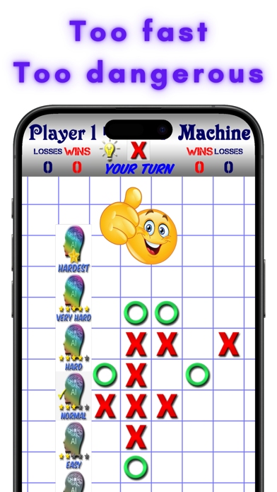 Tic Tac Toe AI - 5 in a row Screenshot