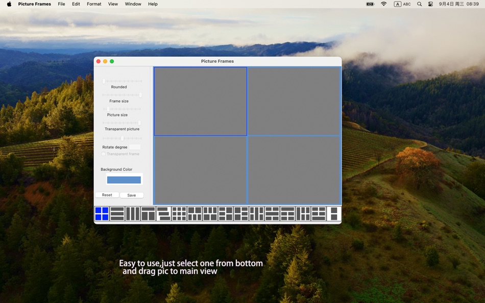 #1. Picture Frames (macOS) By: 颖淑 唐