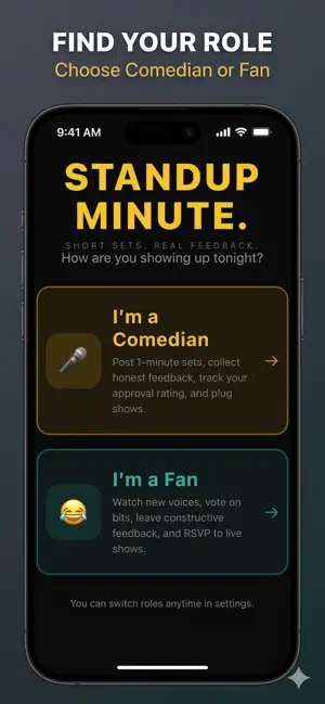 Standup Minute screenshot 2