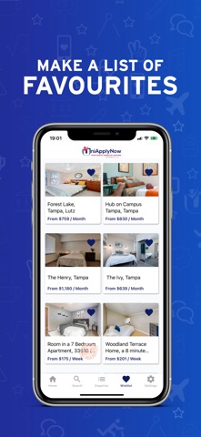 UniApplyNow Accommodation screenshot