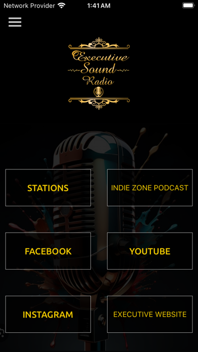 Executive Sound Radio  App Screenshot