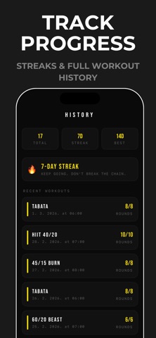 Simple Interval Workout Timer screenshot