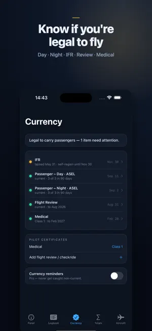Logbook: Pilot Flight Log screenshot 2