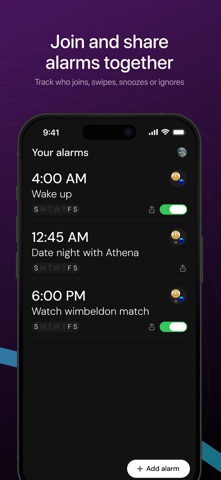 Timey: Loud Shareable Alarms Screenshot 2 of 10