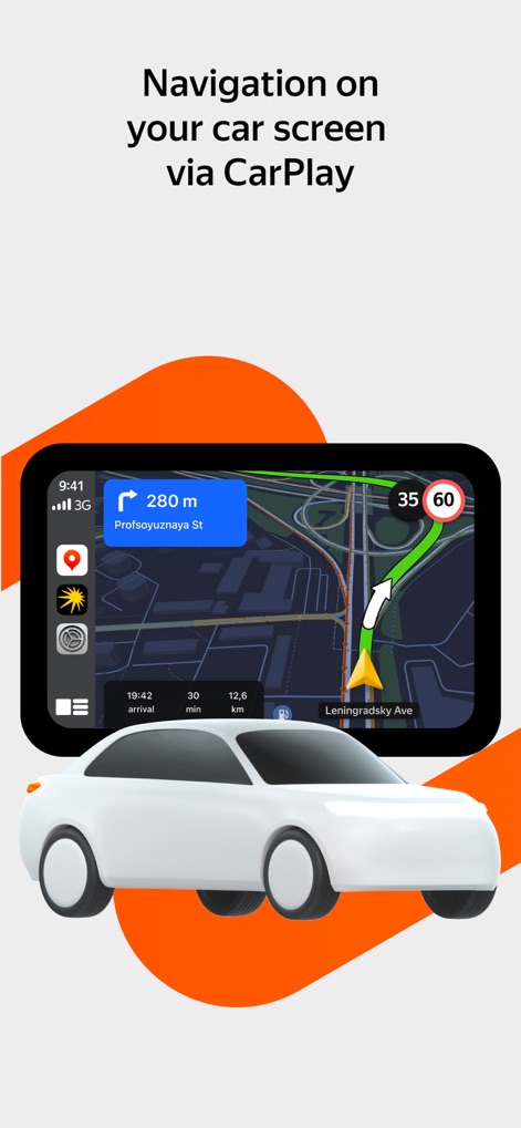 Yandex Maps & Navigator - CarPlay Integration