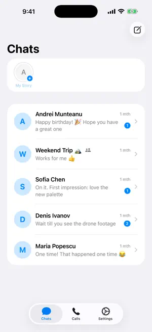 Dialr Messenger screenshot 1